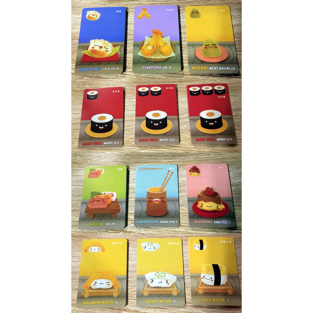 ET 840 Sushi Go Cards Family Games As Picture 